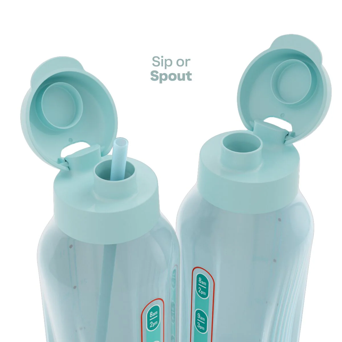 Aqua Vibe Bottle 1.2L With Straw