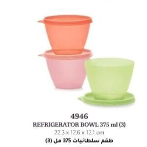 Fridge Bowl 375 MI set (3)