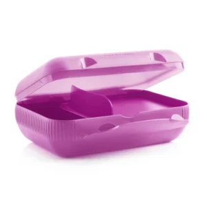 Tupperware Lunch Box with Foldable Divider – Purple