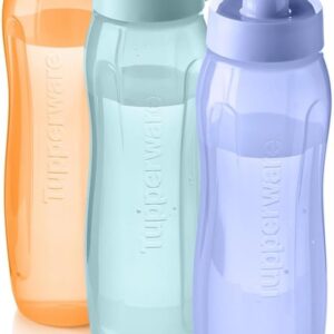 Tupperware Essentials Eco Water Bottle Set, 3 x 750 ml,