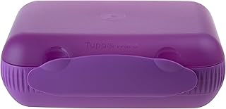 Tupperware Lunch Box with Foldable Divider - Purple